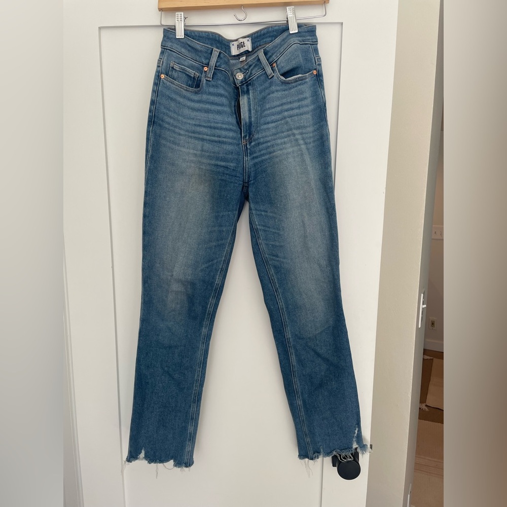 Paige Denim Cindy Chew Hem crop